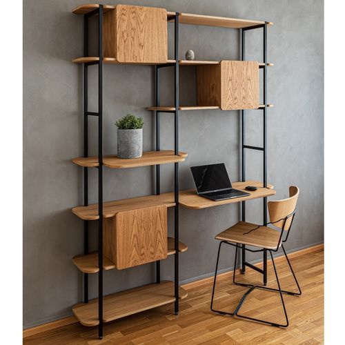 可调节置物架 - CRANE - Radis Furniture - 现代风格 / 木制贴皮 / 胶合板