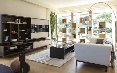 现代风格客厅组合背景墙 - INNAMO  - SBA Baldu Kompanija SBA Furniture Company - 漆木