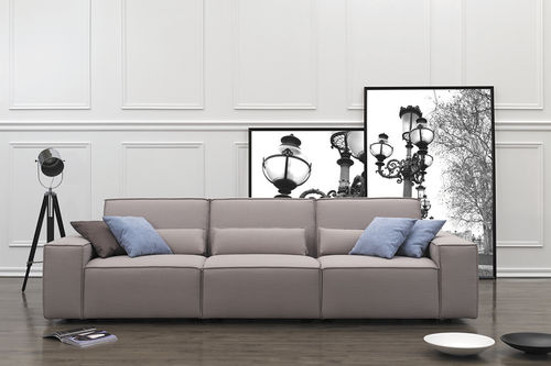 现代风格沙发 - DIVO - SBA Baldu Kompanija SBA Furniture Company - 布料 / 米色 / 三人座
