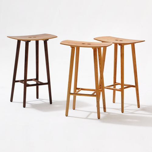 北欧风格吧台凳 - PAUL - sixay furniture - 栎木 / 山毛榉木 / 实木