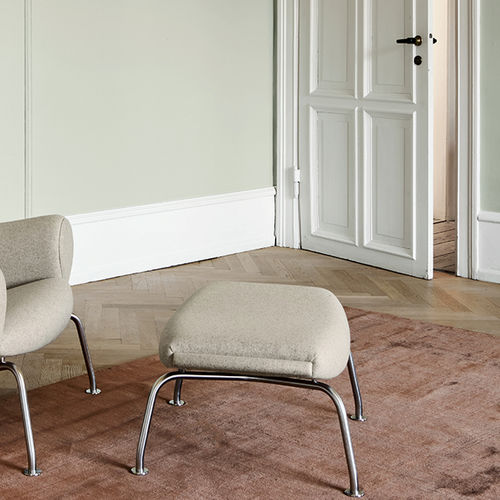 北欧风格脚凳 - WEGNER OX - Fredericia Furniture - 布料 / 皮质 / 不锈钢