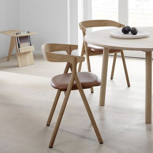 现代风格餐厅椅 - YKSI - Fredericia Furniture - 室内 / 皮质 / 栎木
