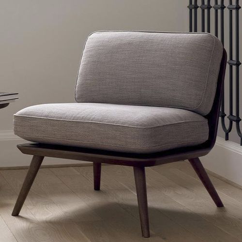 北欧风格壁炉椅 - SPINE LOUNGE  - Fredericia Furniture - 布料 / 皮质 / 栎木