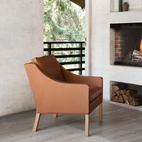 现代风格扶手椅 - 2207 - Fredericia Furniture - 布料 / 皮质 / 栎木