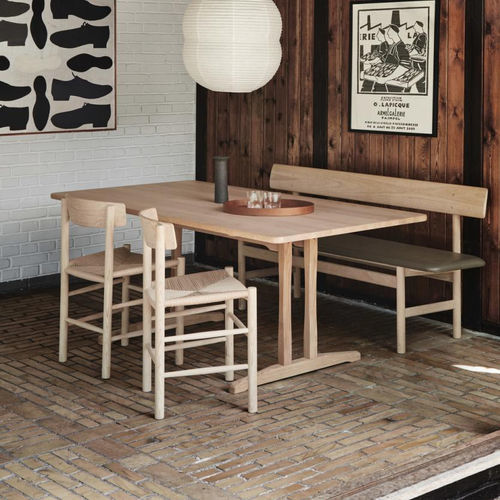 现代风格桌 - C18 - Fredericia Furniture - 栎木 / 橡木桌脚 / 长方形