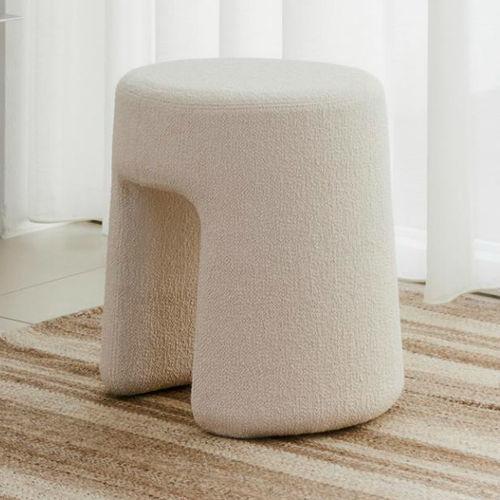 现代风格坐墩 - SEQUOIA - Fredericia Furniture - 羊毛 / 绵羊皮 / 圆形