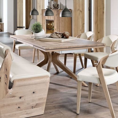 现代风格餐桌 - V-Alpin - Voglauer Möbelwerk Gschwandtner & Zwilling GmbH & Co. KG - 栎木 / 橡木桌脚 / 长方形