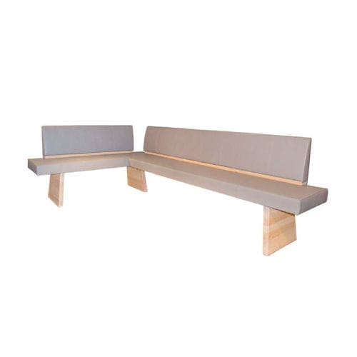 角形软包长凳 - V-Montana  - Voglauer Möbelwerk Gschwandtner & Zwilling GmbH & Co. KG - 现代风格 / 布料 / 皮质