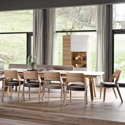 现代风格餐厅椅 - V-Montana  - Voglauer Möbelwerk Gschwandtner & Zwilling GmbH & Co. KG - 室内 / 布料 / 皮质