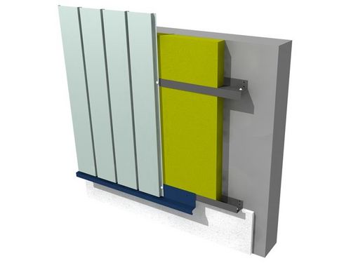 装饰金属板 - FISCHERPANEEL - Fischer Profil GmbH  - 电镀钢 / 外墙