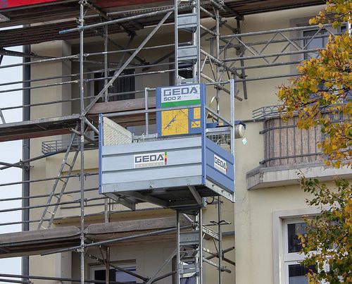 建筑工地货梯 - 500 Z - GEDA GmbH - 建筑物