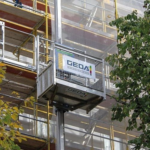 建筑工地货梯 - 300 Z - GEDA GmbH - 建筑物