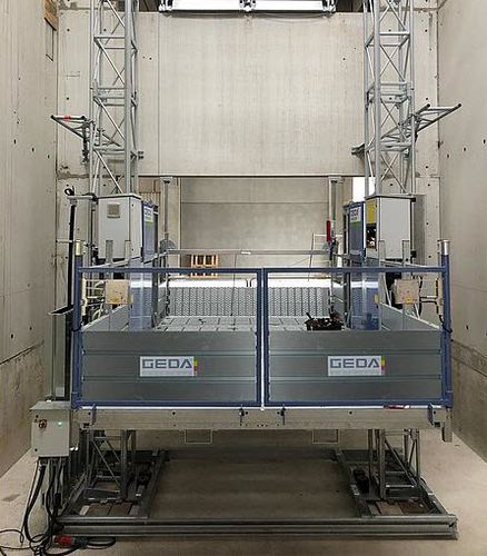 重载货梯 - 3700 ZP P - GEDA GmbH - 建筑物