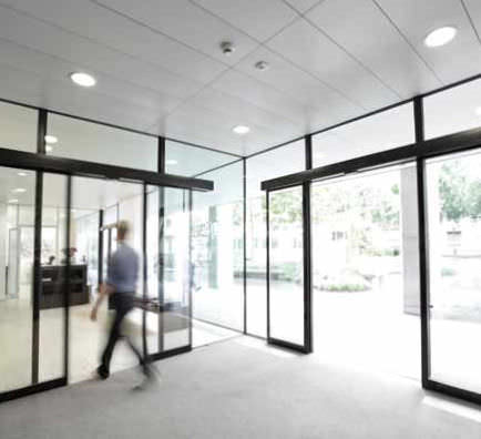 入户门 - Energy-saving (PSW) - Gilgen Door Systems AG  - 钢 / 滑动式 / 釉面