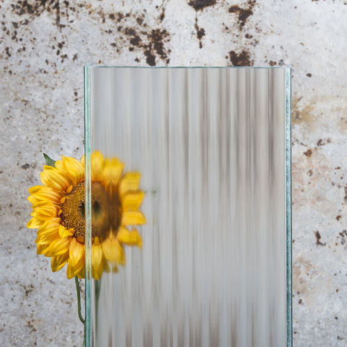 绝缘异型玻璃 - LINIT EcoGlass U-Glass - Glasfabrik Lamberts GmbH & Co. KG  - 结构化 / 半透明 / 透明