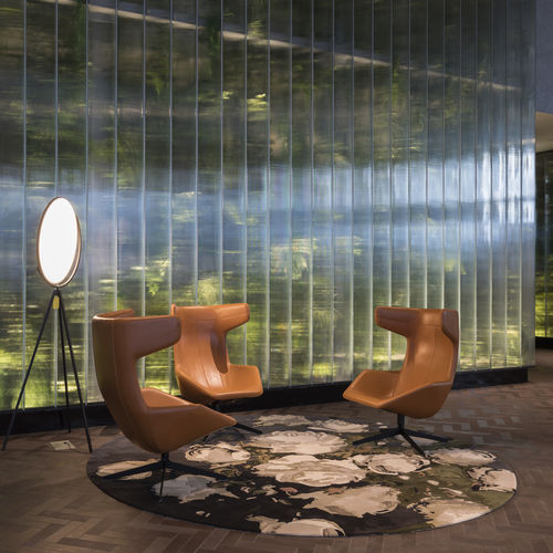 半透明异型玻璃 - LINIT EcoGlass cord - Glasfabrik Lamberts GmbH & Co. KG  - 室内装潢 / 用于外墙 / 铁含量较低
