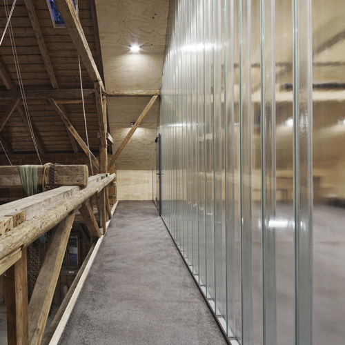 半透明异型玻璃 - LINIT EcoGlass clarissimo - Glasfabrik Lamberts GmbH & Co. KG  - 室内装潢 / 用于外墙 / 室外装饰