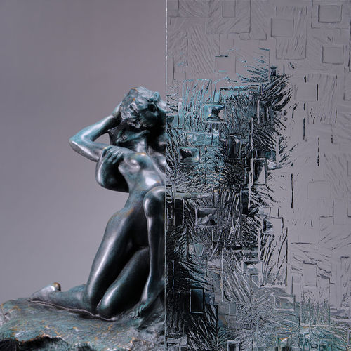 结构化玻璃板 - Ornament C - Glasfabrik Lamberts GmbH & Co. KG  - 装饰 / 用于隔墙 / 用于家具