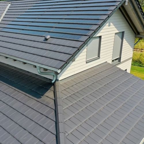 平面式瓦 - G 10 - Dachziegelwerke Nelskamp - 连锁 / 黏土 / 大型