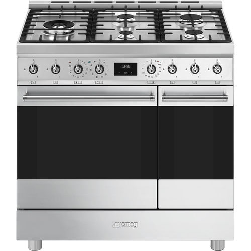 燃气组合灶 - C92GPX2 - SMEG - 电动 / 6眼 / 双烤箱