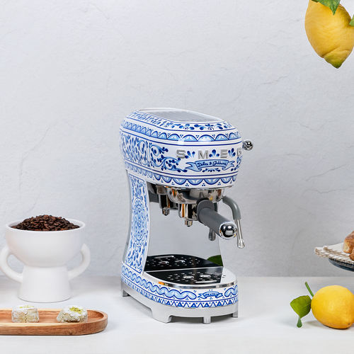 意式浓缩espresso咖啡机 - ECF02DGBEU - SMEG - 过滤式 / 粉饼式 / 手动