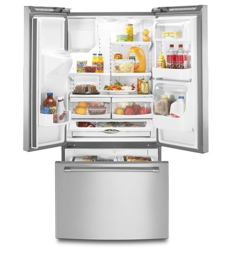 美式冷藏冷冻柜 - MFI2269DRM - Maytag - 家用 / 独立式 / 底部冷冻室