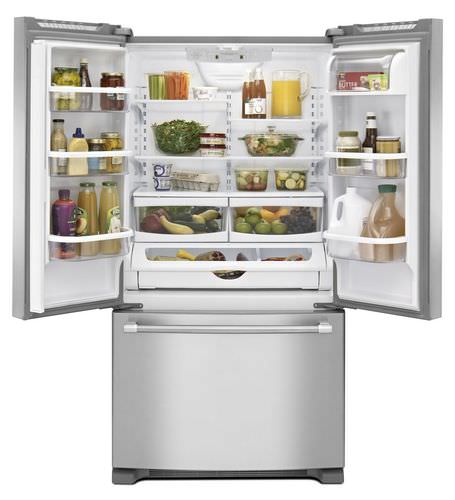 美式冷藏冷冻柜 - MFF2558DEM - Maytag - 家用 / 独立式 / 底部冷冻室