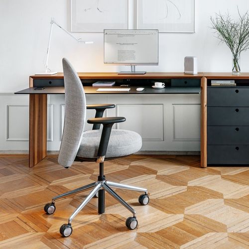 现代风格办公椅 - MARVA - girsberger - 室内 / 布料 / 皮质