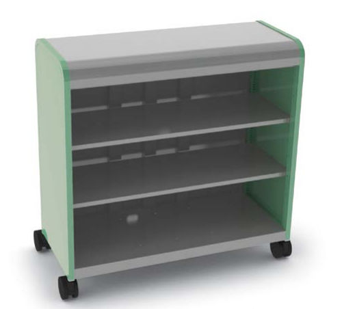 带轮置物架 - CASCADE MEGA-CABINET - smith system - 现代风格 / 层压材料 / 商用