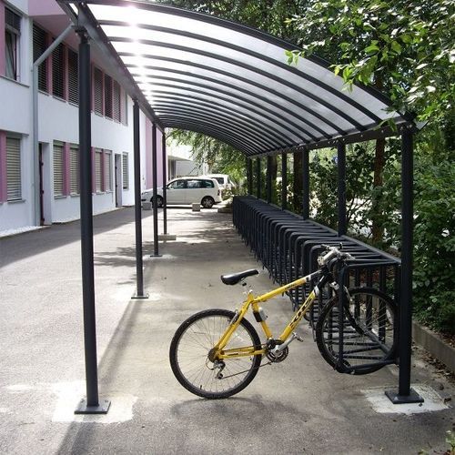 落地式自行车架 - WING  - GUYON - 带遮蔽棚 / 公共空间 / 用于城市
