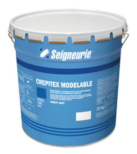 砌面涂料 - CREPITEX MODELABLE - Seigneurie - 室外 / 外墙 / 丙烯