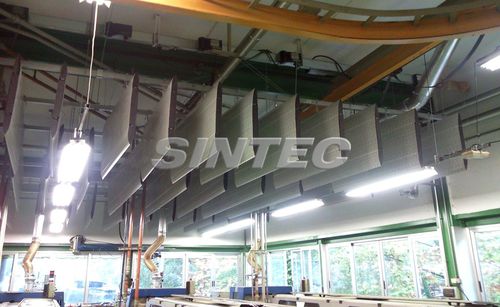 布料声障板 - AISFÓN ABSORBENT - SINTEC INSONORIZACIÓN - 悬挂式 / 长方形 / 装饰