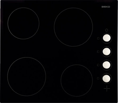 玻璃陶瓷灶台 - HIC64102 - Beko - 4眼 / 嵌入式 / 带杠杆
