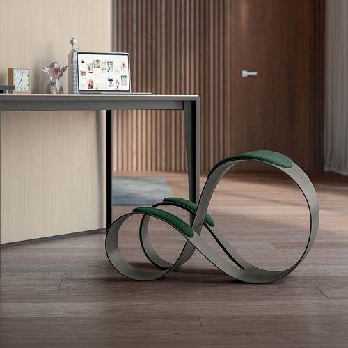 布料工作椅 - MOON - Quadrifoglio Sistemi d'Arredo - 聚合物 / 布艺 / 人体工学