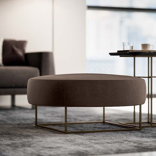 现代风格软包脚凳 - POUF & CONTENITORI - Quadrifoglio Sistemi d'Arredo - 布料 / 丝绒 / 羊毛