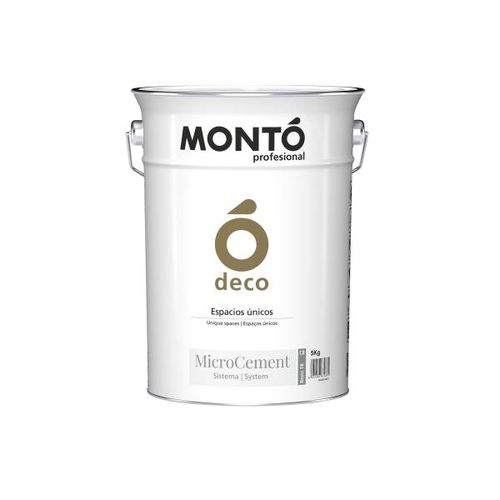 石工底漆 - MICROCEMENT RESIN TR - PINTURAS MONTO - 丙烯 / 水基 / 墙面
