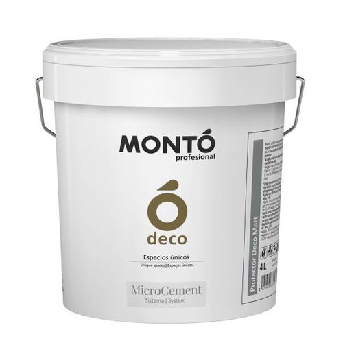 防水处理亮光漆 - MICROCEMENT PROTECTOR DECO MAT - PINTURAS MONTO - 丙烯 / 木材 / 耐磨损