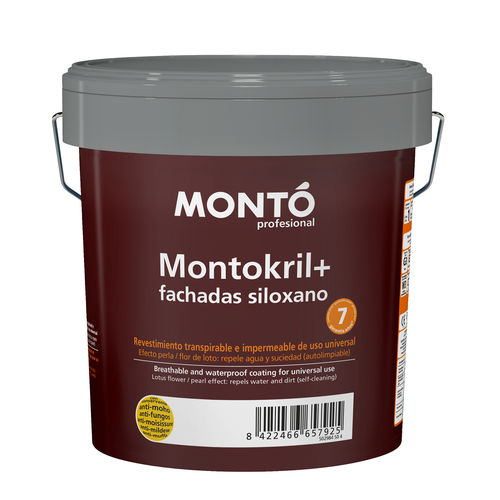 防护漆 - MONTOKRIL+ SILOXANO - PINTURAS MONTO - 防水处理 / 装饰 / 室内