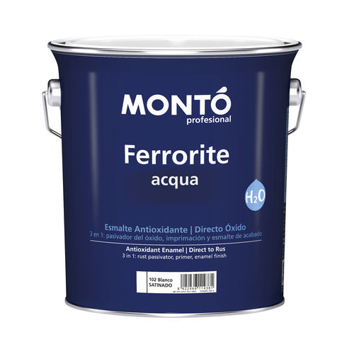 装饰亮光漆 - FERRORITE ACQUA - PINTURAS MONTO - 防护 / 水基 / 用于金属