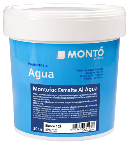 隔热油漆 - MONTOFOC ACQUA - PINTURAS MONTO - 防护 / 自底 / 室内