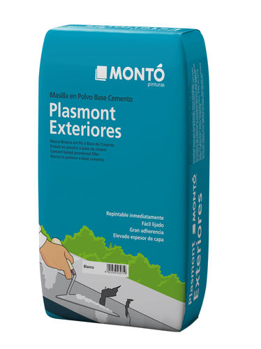 水泥基底胶合剂 - PLASMONT R20 - PINTURAS MONTO - 粘贴式 / 修补 / 用于混凝土