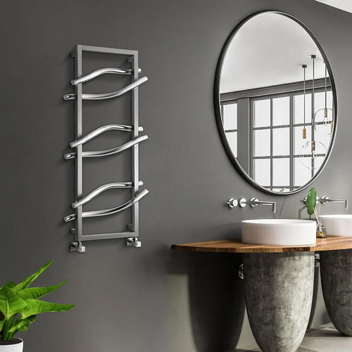 热水毛巾架散热器 - Eye  - HAMMAM DESIGN RADIATOR - 现代风格 / 不锈钢 / 个性化颜色
