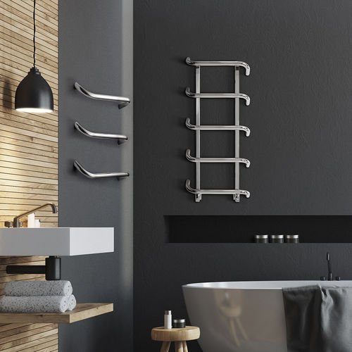 热水毛巾架散热器 - Samos  - HAMMAM DESIGN RADIATOR - 电动 / 0...500 w / 现代风格