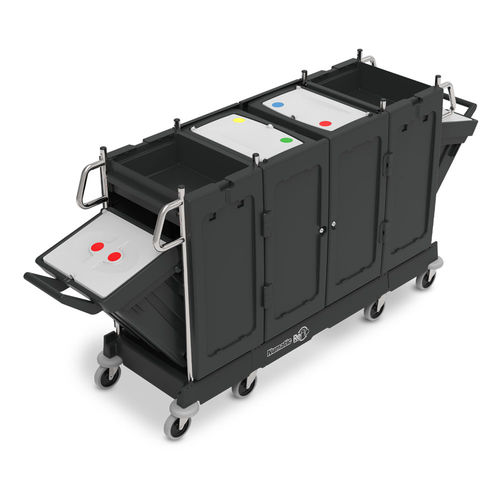 清洁推车 - PRO-Matic PM34 - Numatic - 垃圾桶 / 商用 / 聚丙烯