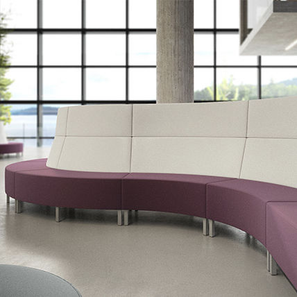 组合式软包长凳 - UNIFY - Office Furniture Group - 现代风格 / 聚氨酯发泡 / 商用