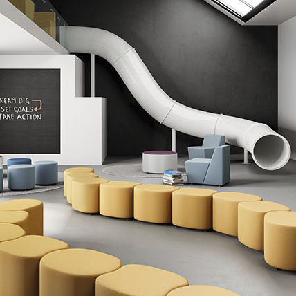 现代风格坐墩 - VIBE - Office Furniture Group - 胶合板 / 聚氨酯发泡 / 方形