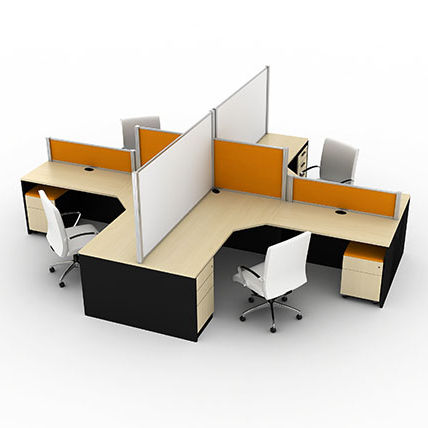 台式办公室隔板 - MODERN+PANELX - Office Furniture Group - 布料 / 层压板 / 塑料