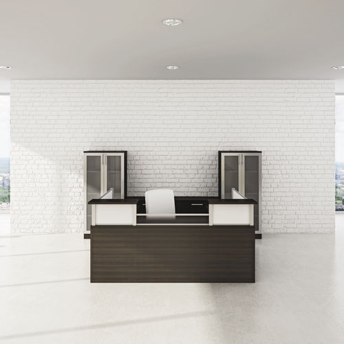 转角前台接待桌 - MODERN + PANELX - Office Furniture Group - 组合式 / 玻璃 / 层压板