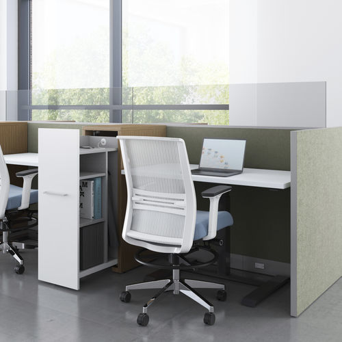 开放式办公桌 - FOOTPRINT® - KIMBALL Office - 落地 / 2人 / 现代风格