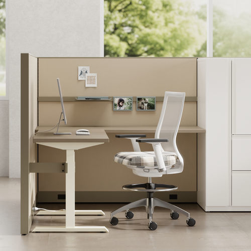 落地式办公室隔板 - ETARRAN™ - KIMBALL Office - 自承重 / 布料 / 金属